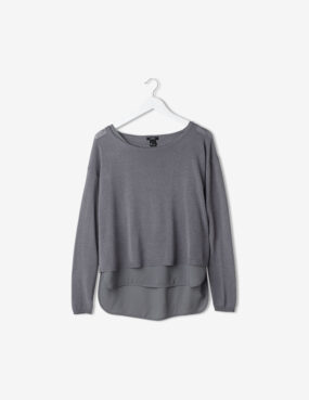 Neck Casual Men Dark Green Sweater